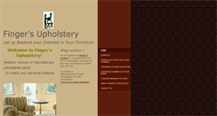 Desktop Screenshot of fingersupholstery.com